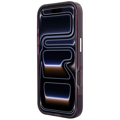 5. Karl Lagerfeld IML Ikonik Sketch Print MagSafe Case for iPhone 18 Pro / 17 Pro – burgundy