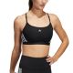 12. adidas Aeroreact Training Light-Support 3-Stripes Bra W HC7862