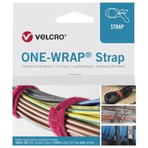 Velcro ONE-WRAP cable tie Releasable cable tie Polypropylene (PP), Velcro Black 100 pcs.