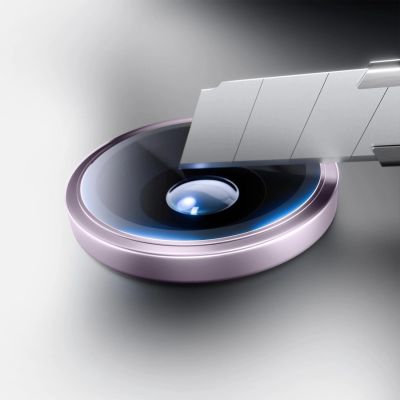 4. 3mk Lens Protection Pro Tempered Glass for iPhone 16e - Purple