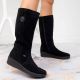 6. Rieker W R237 waterproof nubuck boots lined with sheepskin