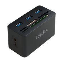 LogiLink CR0042 Wired Docking Station USB 3.2 Gen 1 (3.1 Gen 1) Type-A Black