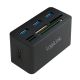LogiLink CR0042 Wired Docking Station USB 3.2 Gen 1 (3.1 Gen 1) Type-A Black
