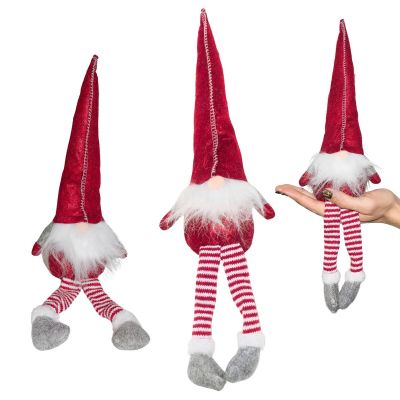 13. DECORATIVE gnome dwarf 30+15cm red