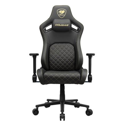 COUGAR CGR-DFL-GLB Gaming Chair Padded Upholstered Seat Black, Gold