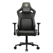 COUGAR CGR-DFL-GLB Gaming Chair Padded Upholstered Seat Black, Gold