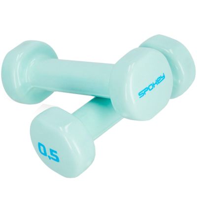 10. Spokey Shape vinyl dumbbells 941963