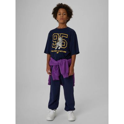 4. Boys’ Loose-Fit Printed T-Shirt 4F 4FJRAW26TTSHM4528-31S