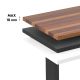 10. ERGO OFFICE ELECTRIC DESK ADJUSTABLE MAX HEIGHT 1160MM, MAX - 80 KG, WITHOUT TABLETOP FOR SITTING AND STANDING WORK, BLACK ER-400 B