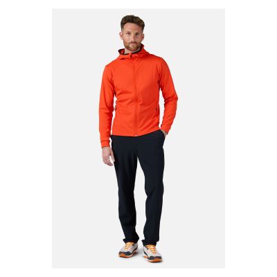 2. ROSSIGNOL Men's Mid Layer Thin Fz Sweatshirt Orange