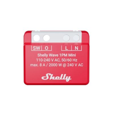 Intelligent Z-Wave controller Shelly Wave 1PM Mini LR
