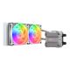 2. Cougar Poseidon Ultra 240 ARGB White CPU Water Cooler