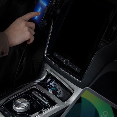 14. Baseus Golden Contactor Max fast car charger USB + USB type C 60 W Quick Charge blue (CGJM000103)