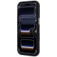 5. Guess Grained & Big Resin Logo Case for iPhone 18 Pro / 17 Pro - Black