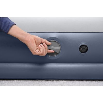 12. Bestway 6716T Air Mattress Double Mattress Blue, Gray