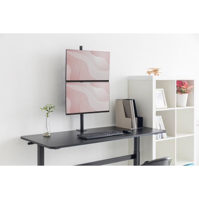 3. Vertical desk mount 2xLCD max. 32" 8kg