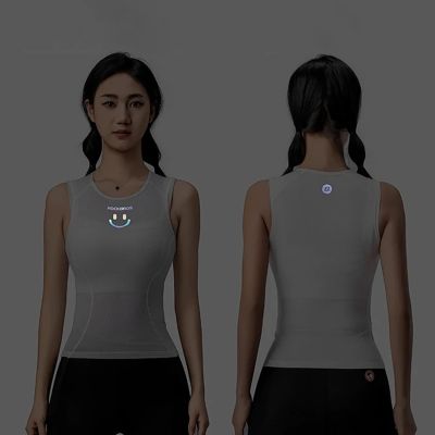 7. Rockbros YDBX001 Women's Quick-Dry Sleeveless Cycling Jersey XL / XXL - White