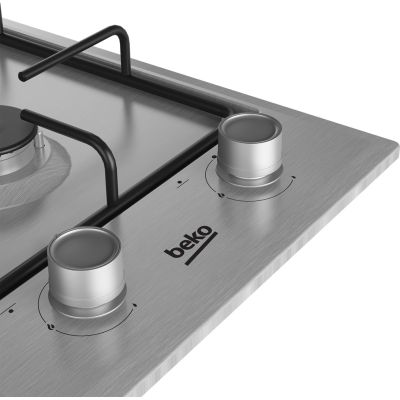 4. Beko HDCG 32220 FX Stainless Steel Built-in 29 cm Gas 2 zone(s)