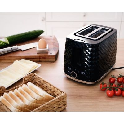 12. ELDOM TOSTER TO280C TOSTI 780 W SMOOTH ADJUSTMENT 7 POWER LEVELS BLACK