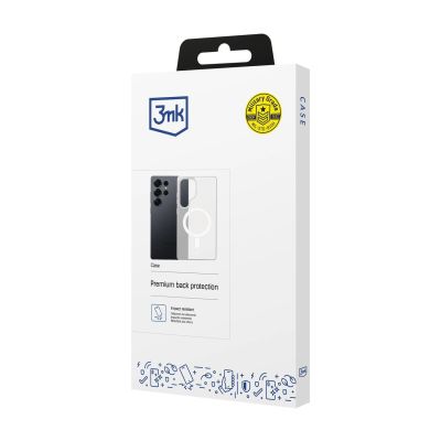 8. 3mk Smoke MagCase for Samsung Galaxy S25 Ultra - White-Translucent