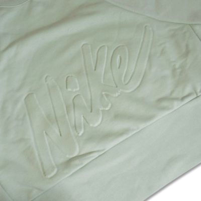 3. Nike Dri-Fit Fleece Get Fit Lux Crew Sweatshirt Green - CD4308-321