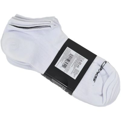 2. Skechers 6pk Terry No Show S115055-WHT White 41-46