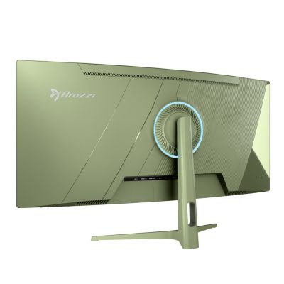6. Arozzi Nova 34” Curved Computer Monitor 86.4 cm (34") 3440 x 1440 px 4K Ultra HD LED Green