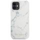 6. Guess Marble Case for iPhone 12 mini 5.4" - White