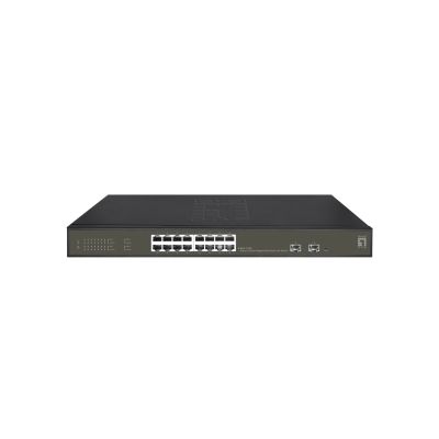5. LevelOne Hilbt GB/SL PoE+ Switch 18-Port 19" 230W 1Gbps