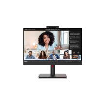 Lenovo ThinkVision Monitor 23.8" T24mv-30 16:9 IPS Panel 1920 x 1080 Lift USB Hub Daisy Chain Ethernet RJ45 Camera & Speakers DP HDMI