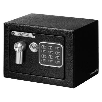 3. Yale Mini Electronic Safe Black YSV mini basic safe black