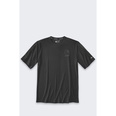 Sun Defender Lightweight Logo SS Black T-Shirt