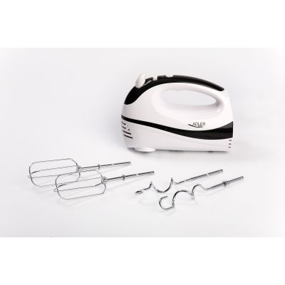 5. Adler AD 4205 hand mixer (300W; white, black)