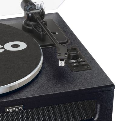 10. Lenco LS-430BK Turntable with Belt Drive Black