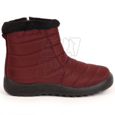 8. Waterproof snow boots with zipper NEWS W EVE181C burgundy