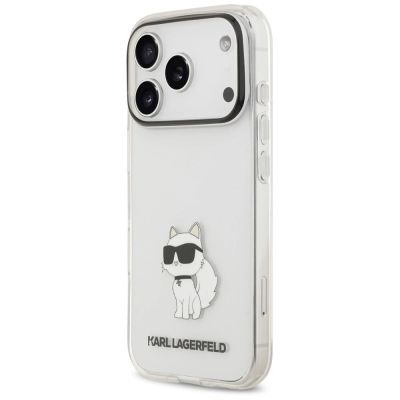 2. Karl Lagerfeld IML NFT Choupette Case for iPhone 18 Pro / 17 Pro - Transparent