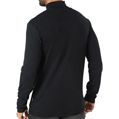 2. Men's Turtleneck Blend Manches Longues Black - 20717343