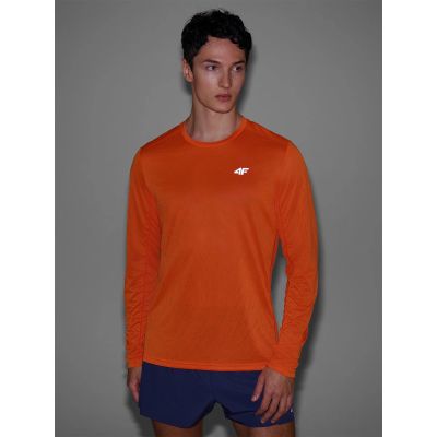 2. Men's quick-drying running longsleeve 4F 4FWSS25TFLOM326-70S