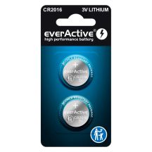 EVERACTIVE MINI CR2016 LITHIUM BATTERIES BLISTER 2 PCS CR20162BL