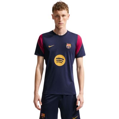 Nike FC Barcelona Strike Men's T-Shirt Navy Blue II2254 401 XL