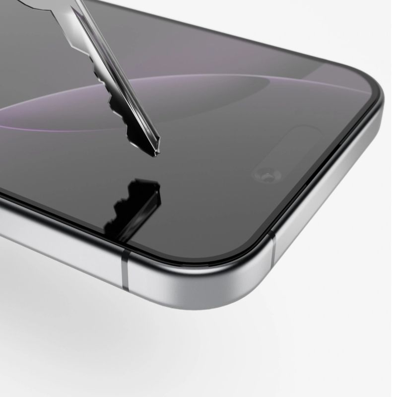 3. Puro Frame Tempered Glass with frame for iPhone 16 Pro