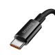 4. Baseus Superior Series USB-A / USB-C Cable 100W 2m - Black
