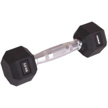 HEX RUBBER Dumbbell 2.5 KG ENERO FIT