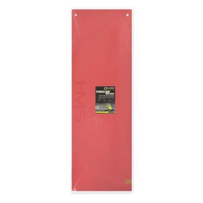 18. HMS Premium MFK03 Red-Black Club Fitness Mat with Holes 