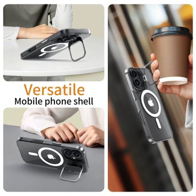 2. Tech-Protect MagStand MagSafe iPhone 16 Case - Clear