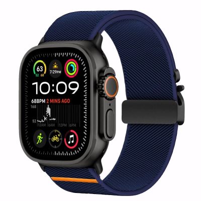 2. Tech-Protect Nylon Clasp for Apple Watch 44 / 45 / 46 / 49 mm - Navy