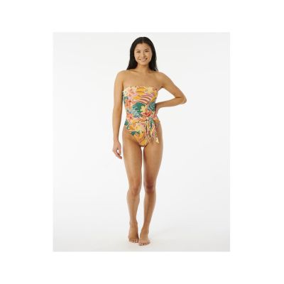 2. RIP CURL Brazilian Soul One Piece Green and Yellow Swimsuit
