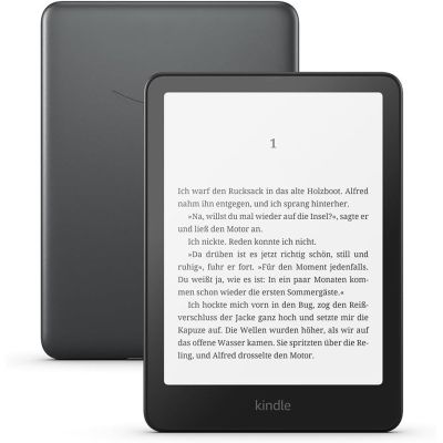 3. Ebook New Kindle Paperwhite (12th Generation) - 2024 release 7" glare-free 32GB Wi-Fi Wireless charging (Without Lockscreen Ads) Metallic Black