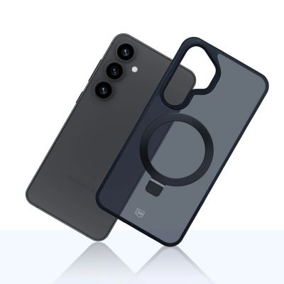 11. 3mk Smoke Case Mag&Stand for Samsung Galaxy S25 - black