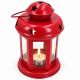 4. RED TEA LIGHT LANTERN CANDLE HOLDER